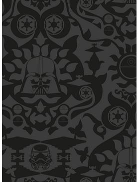 Star Wars The Dark Side Damask Charcoal Peel & Stick Wallpaper, , hi-res