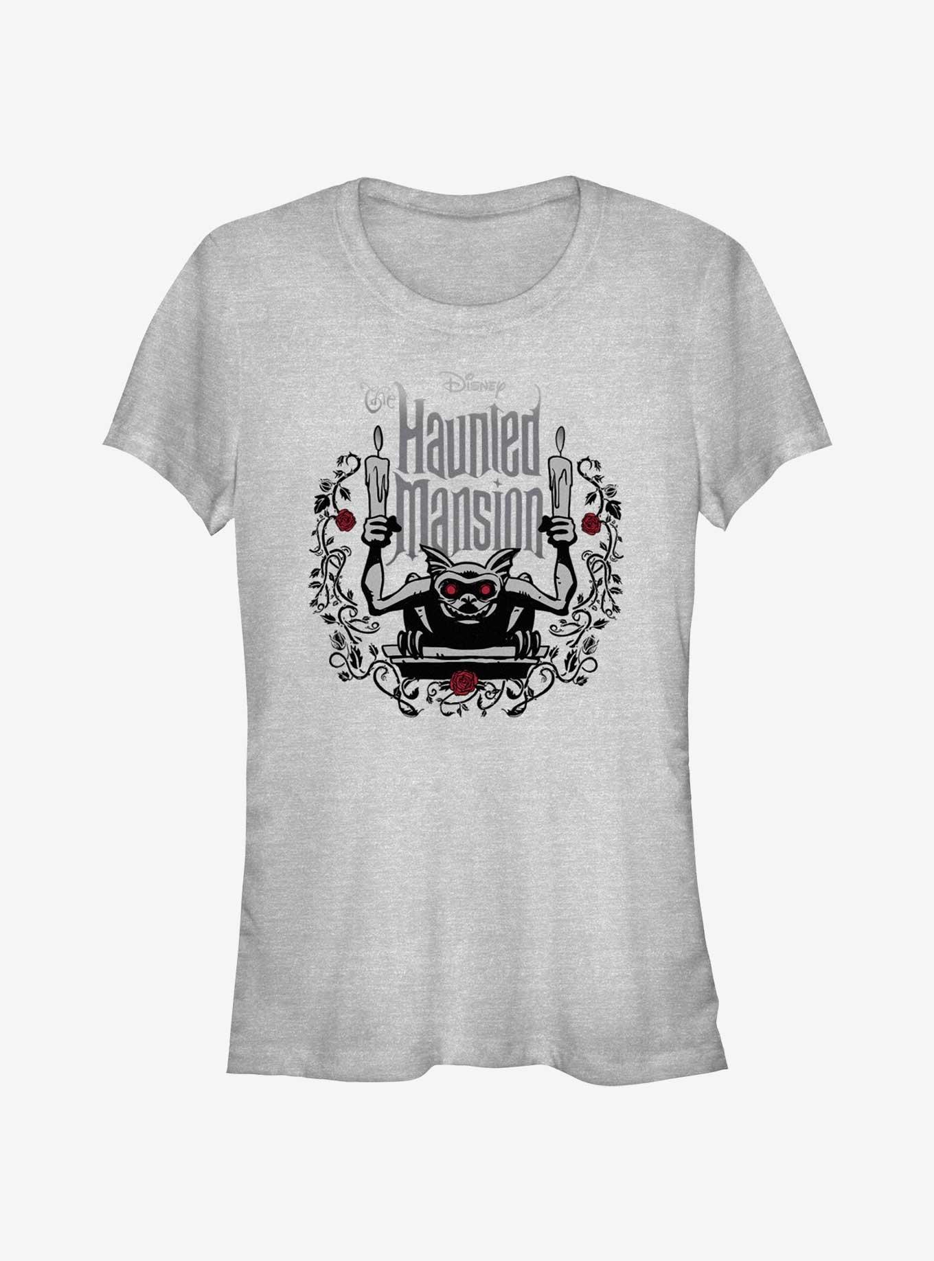 Disney Haunted Mansion Gargoyle Candles Girls T-Shirt