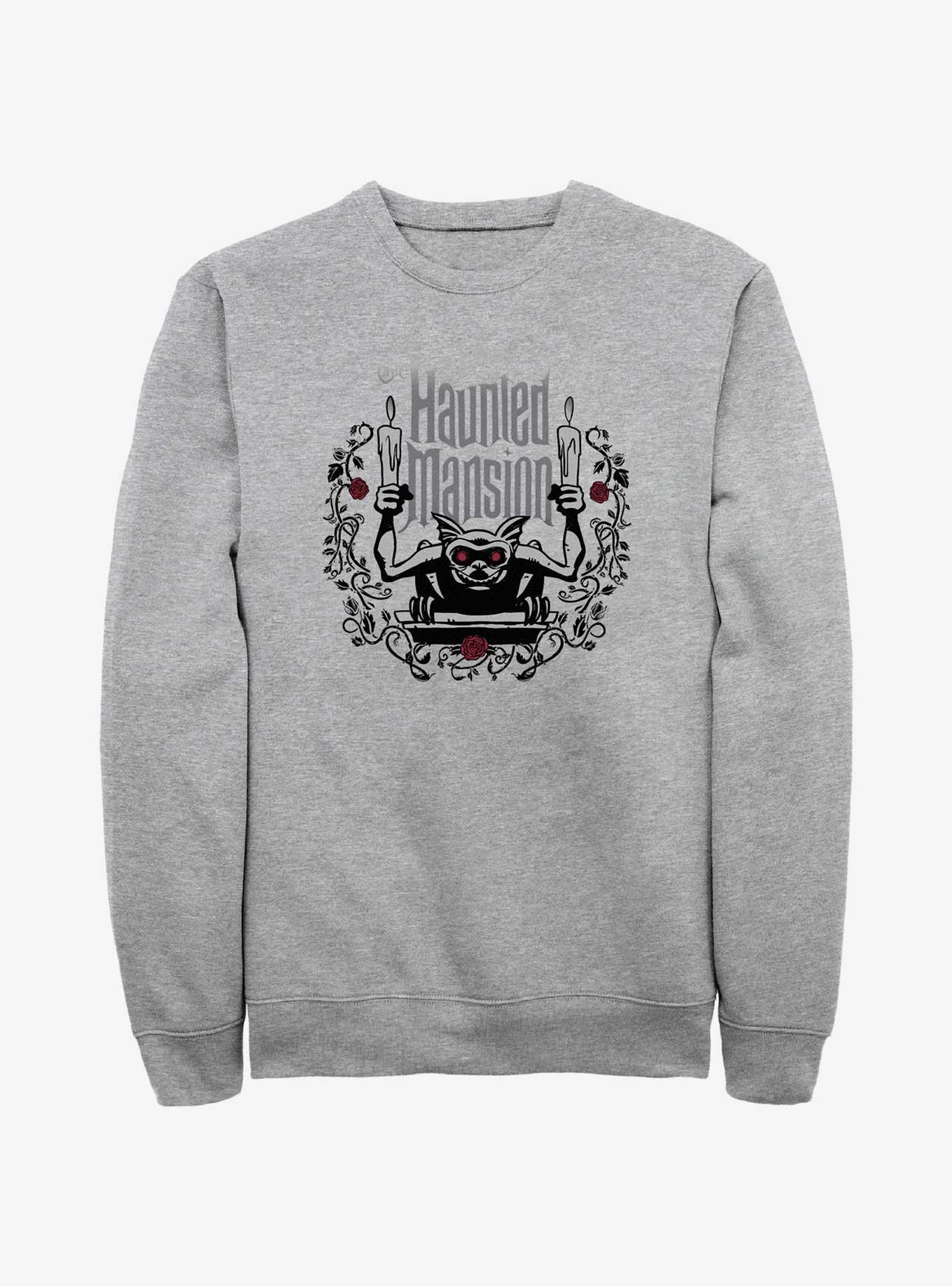 Disney Haunted Mansion Gargoyle With Candles Sweatshirt