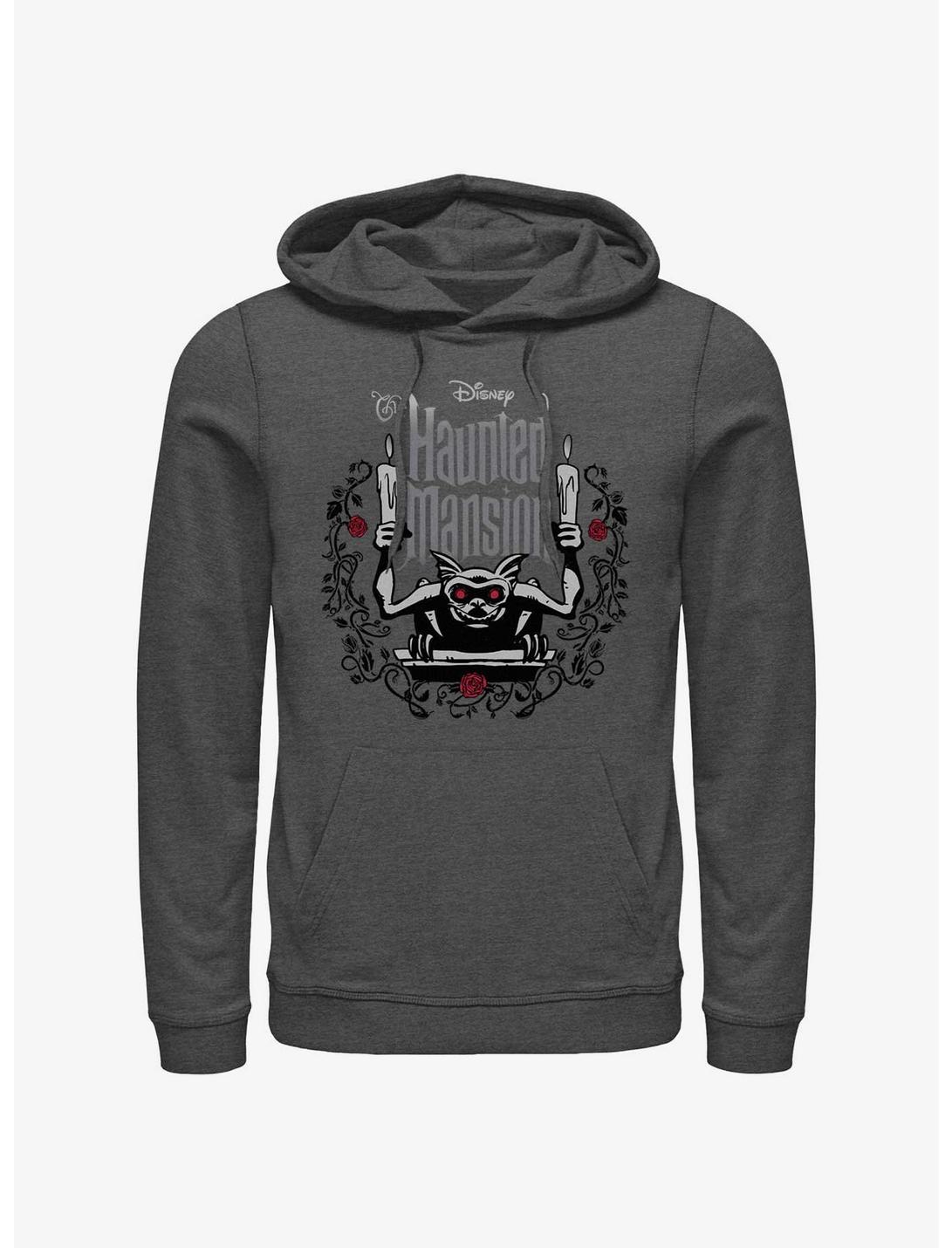 Disney Haunted Mansion Gargoyle With Candles Hoodie, CHAR HTR, hi-res