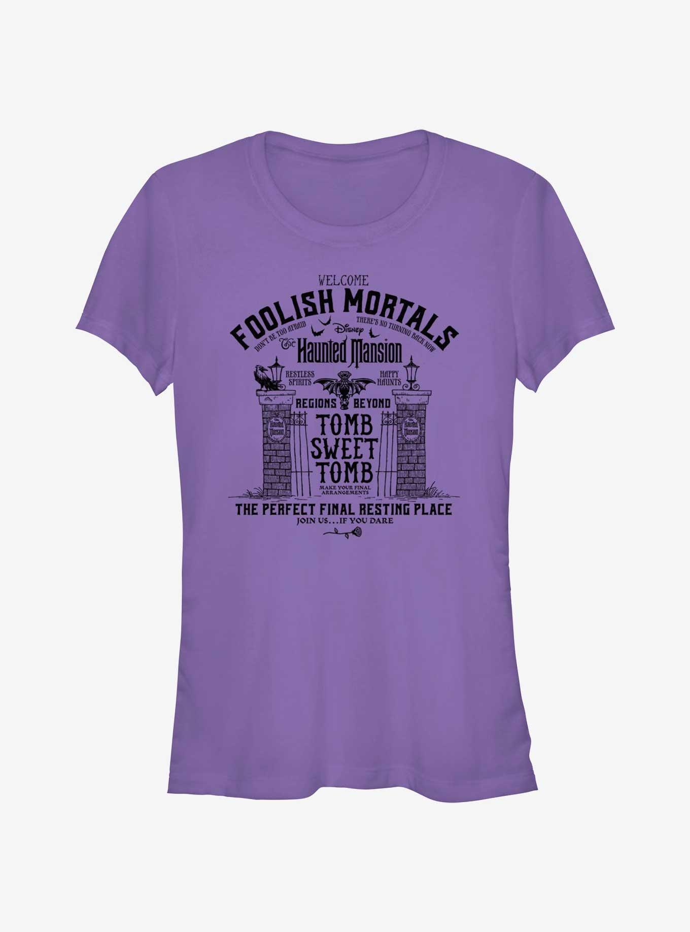 Disney Haunted Mansion Tomb Sweet Tomb Girls T-Shirt, PURPLE, hi-res
