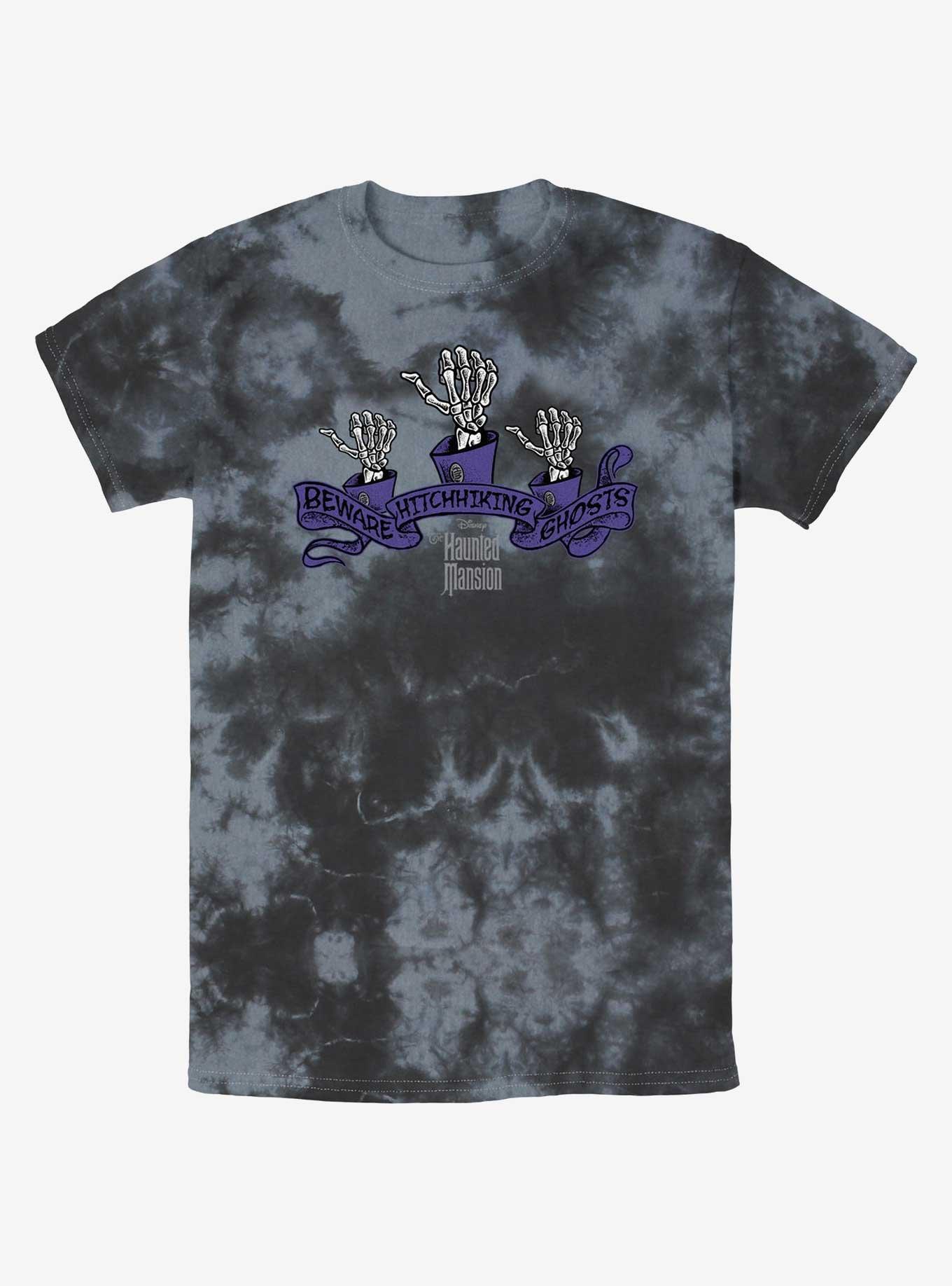 Disney Haunted Mansion Beware Hitchhiking Ghosts Tie-Dye T-Shirt, , hi-res