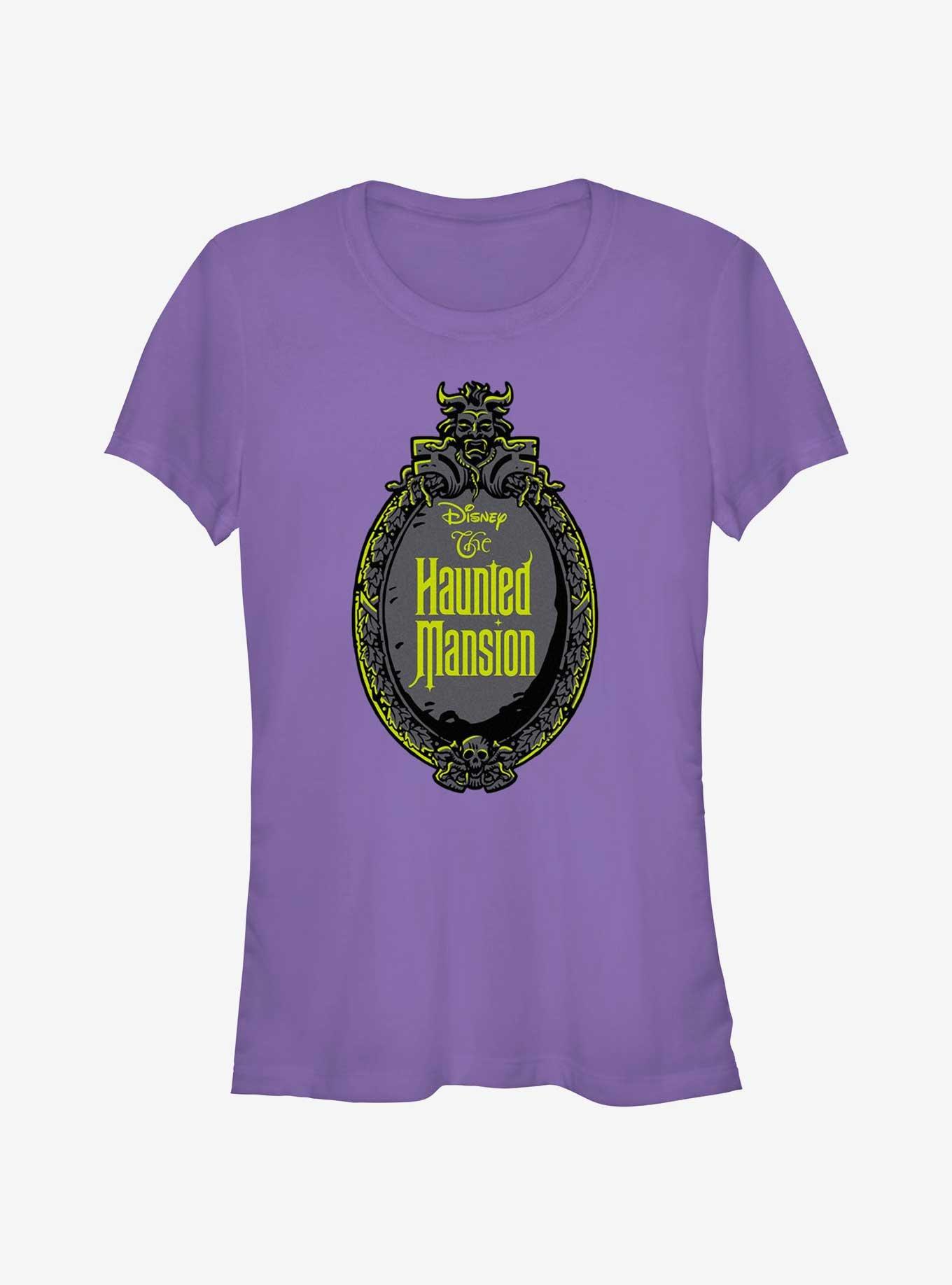 Disney Haunted Mansion Haunted Mirror Girls T-Shirt, PURPLE, hi-res