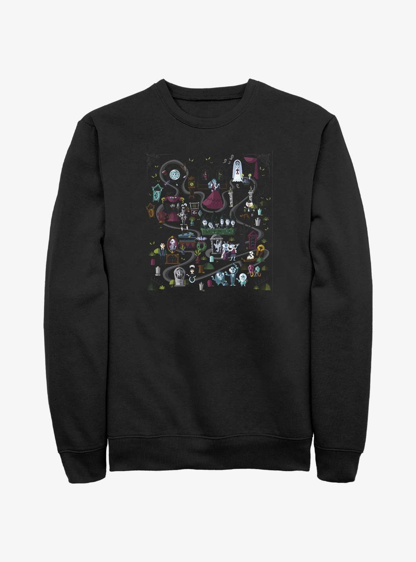 Disney Haunted Mansion Mansion Map Sweatshirt