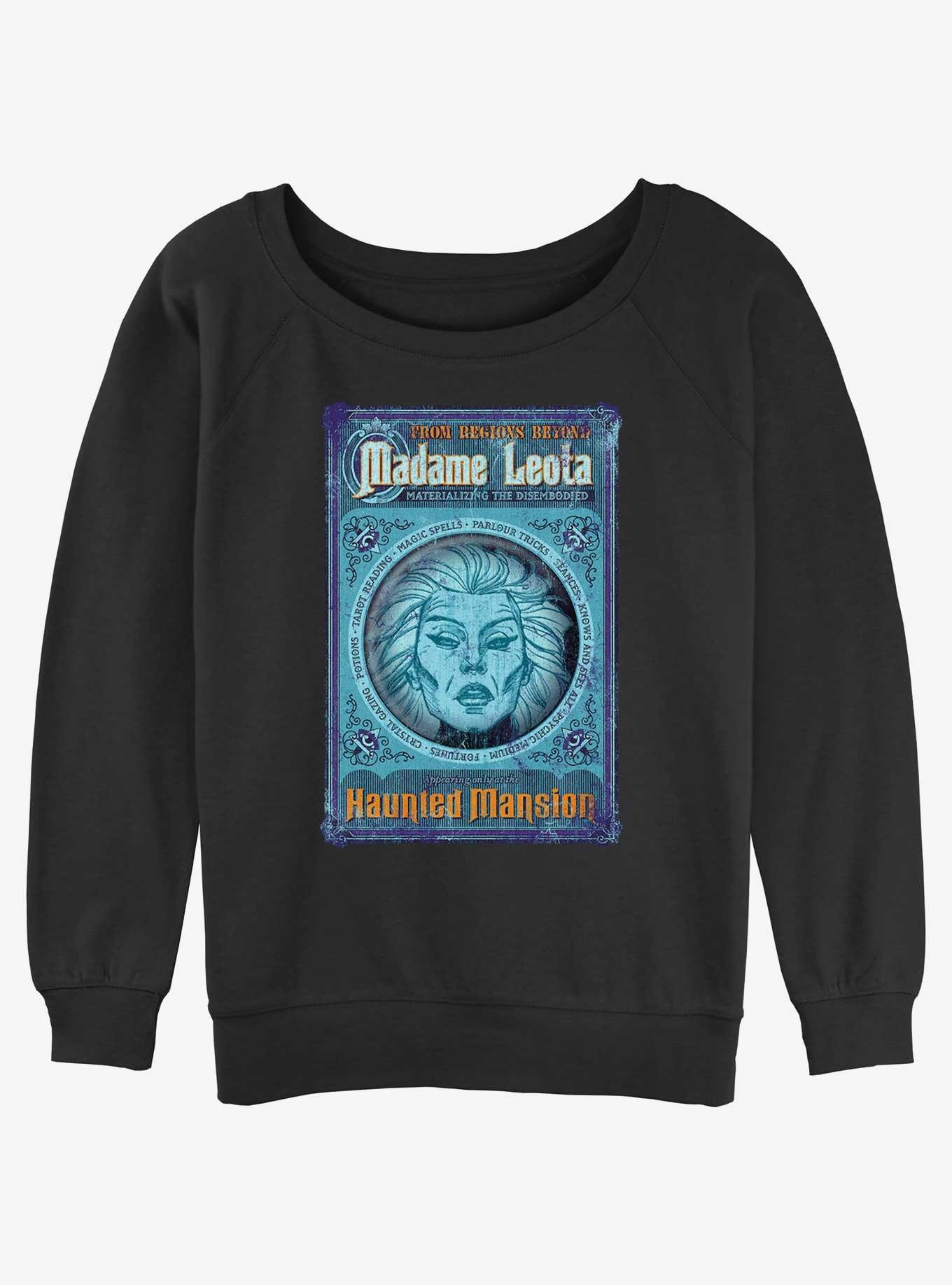 Disney Haunted Mansion Madame Leota Poster Girls Slouchy Sweatshirt, , hi-res