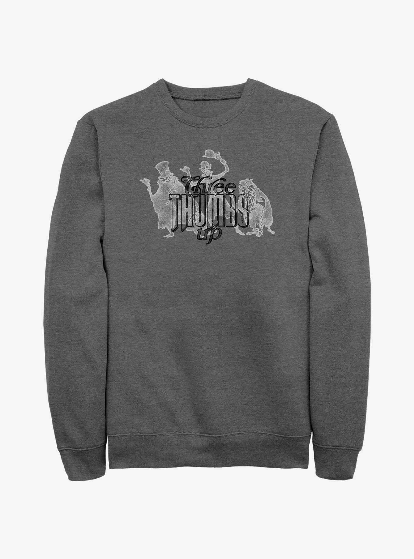 Disney Haunted Mansion Three Thumbs Up Sweatshirt, CHAR HTR, hi-res