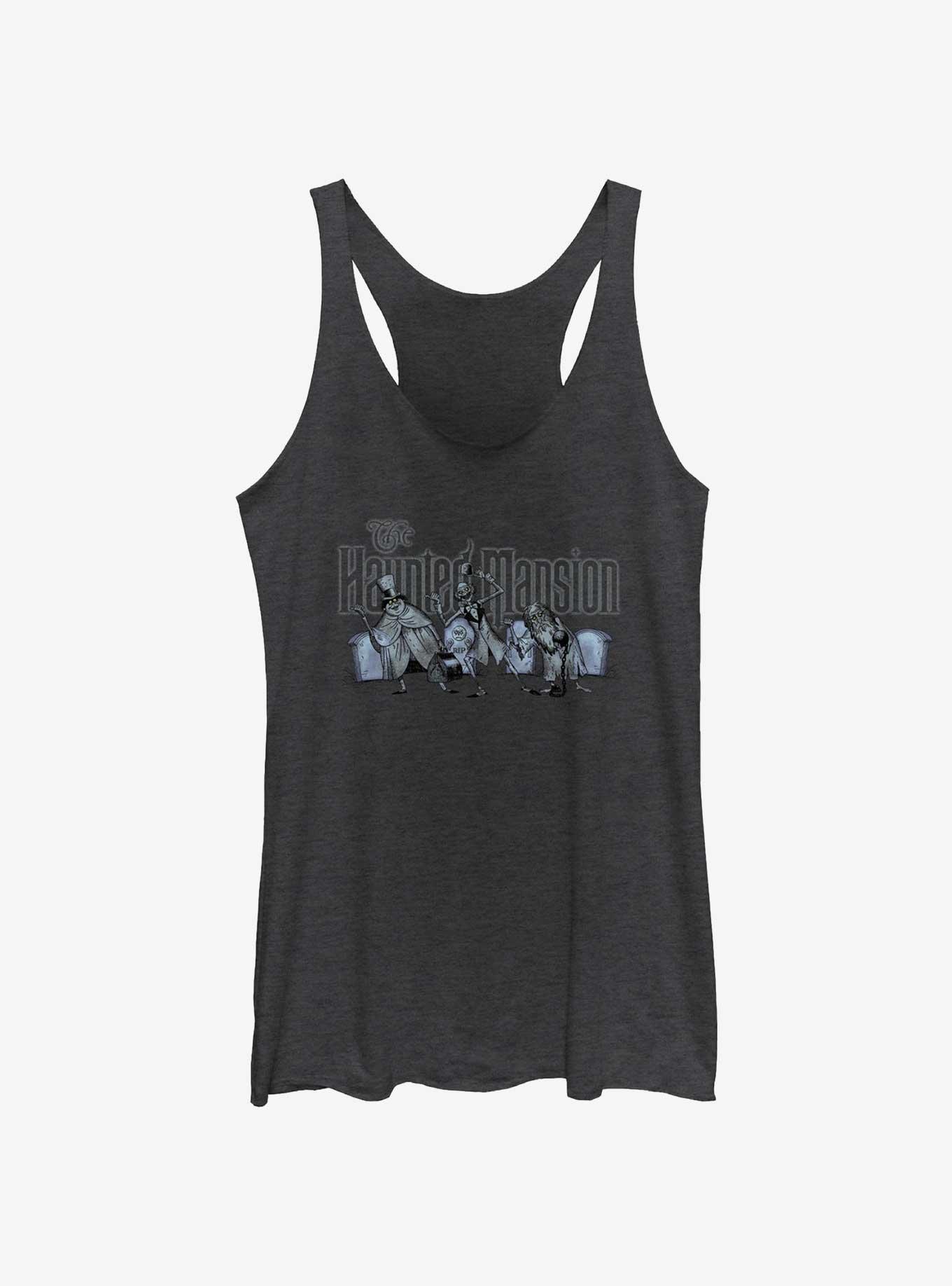 Disney Haunted Mansion Hitchhiking Ghosts Logo Girls Tank, , hi-res