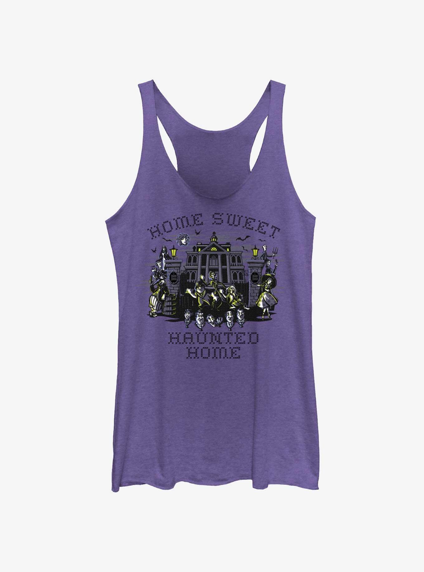 Disney Haunted Mansion Home Sweet Haunted Home Girls Tank, PUR HTR, hi-res