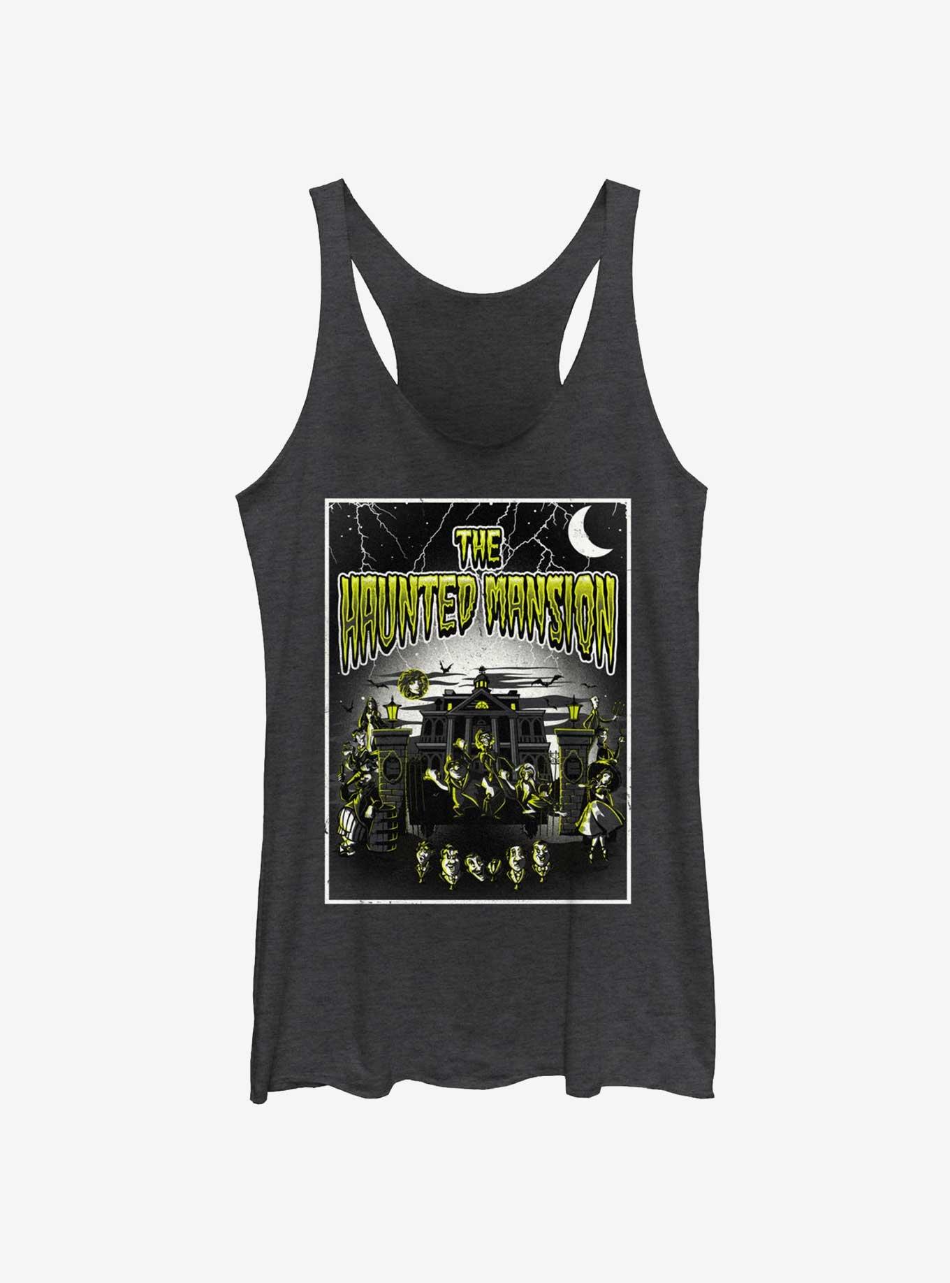 Disney Haunted Mansion Horror Mansion Poster Girls Tank Hot Topic Web Exclusive