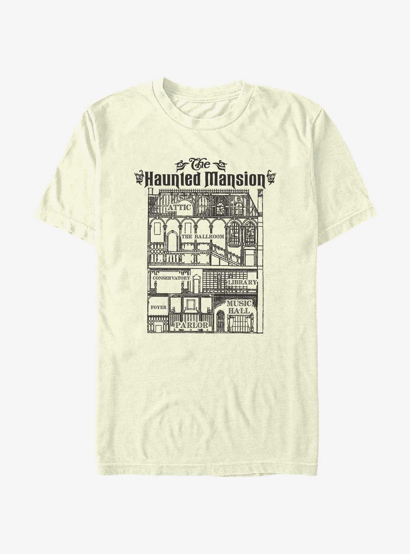 Disney Haunted Mansion Blueprint T-Shirt, , hi-res