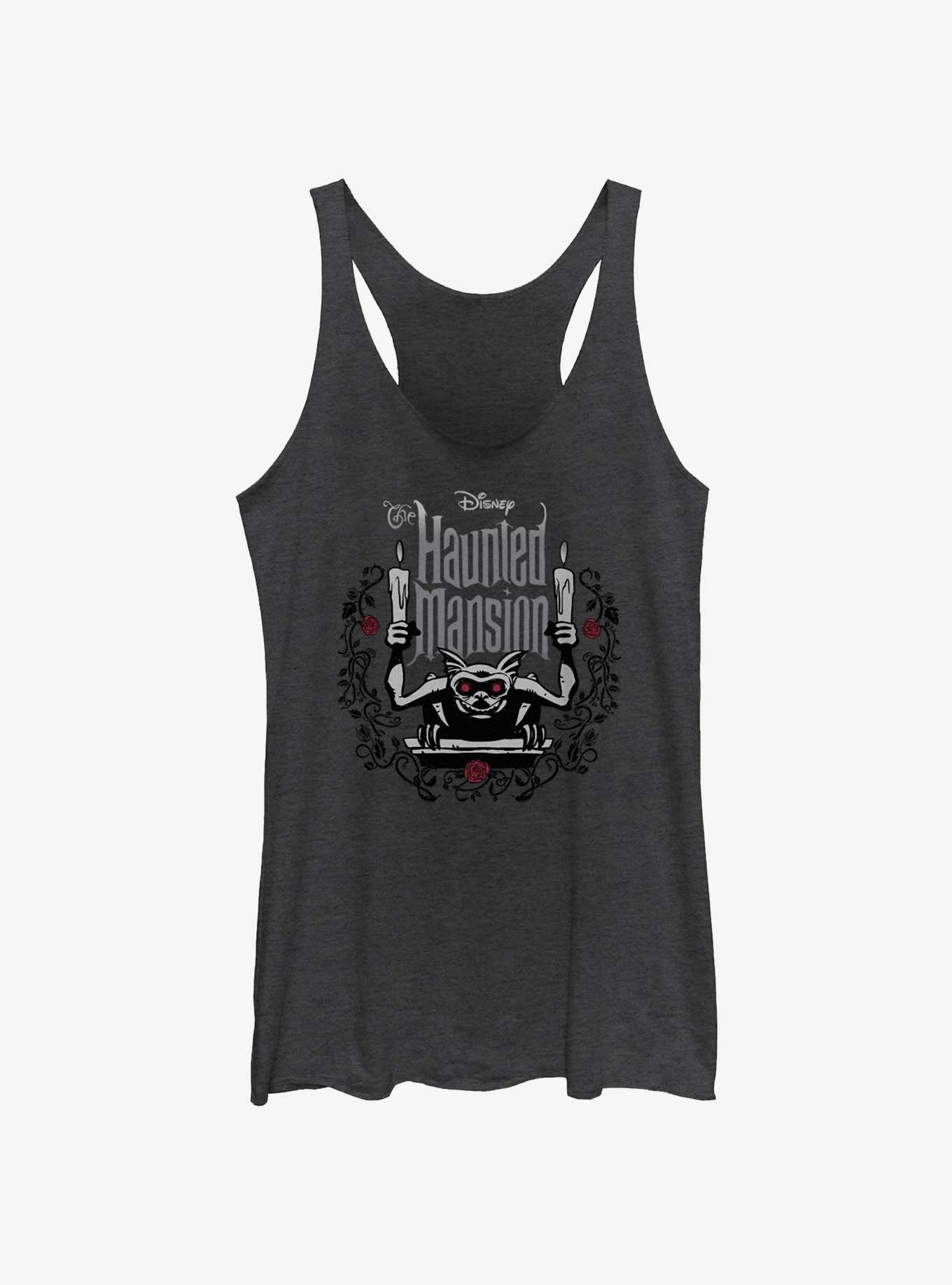 Disney Haunted Mansion Gargoyle With Candles Girls Tank
