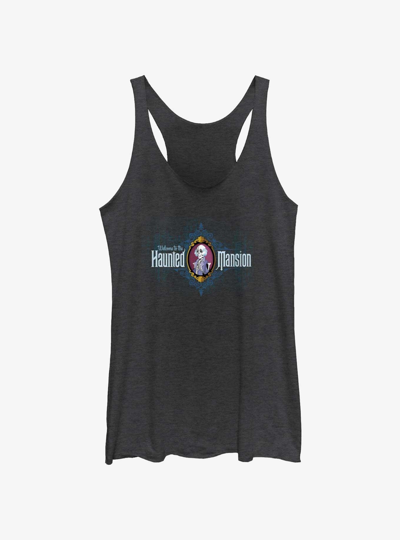 Disney Haunted Mansion Master Gracey Skeleton Portrait Girls Tank