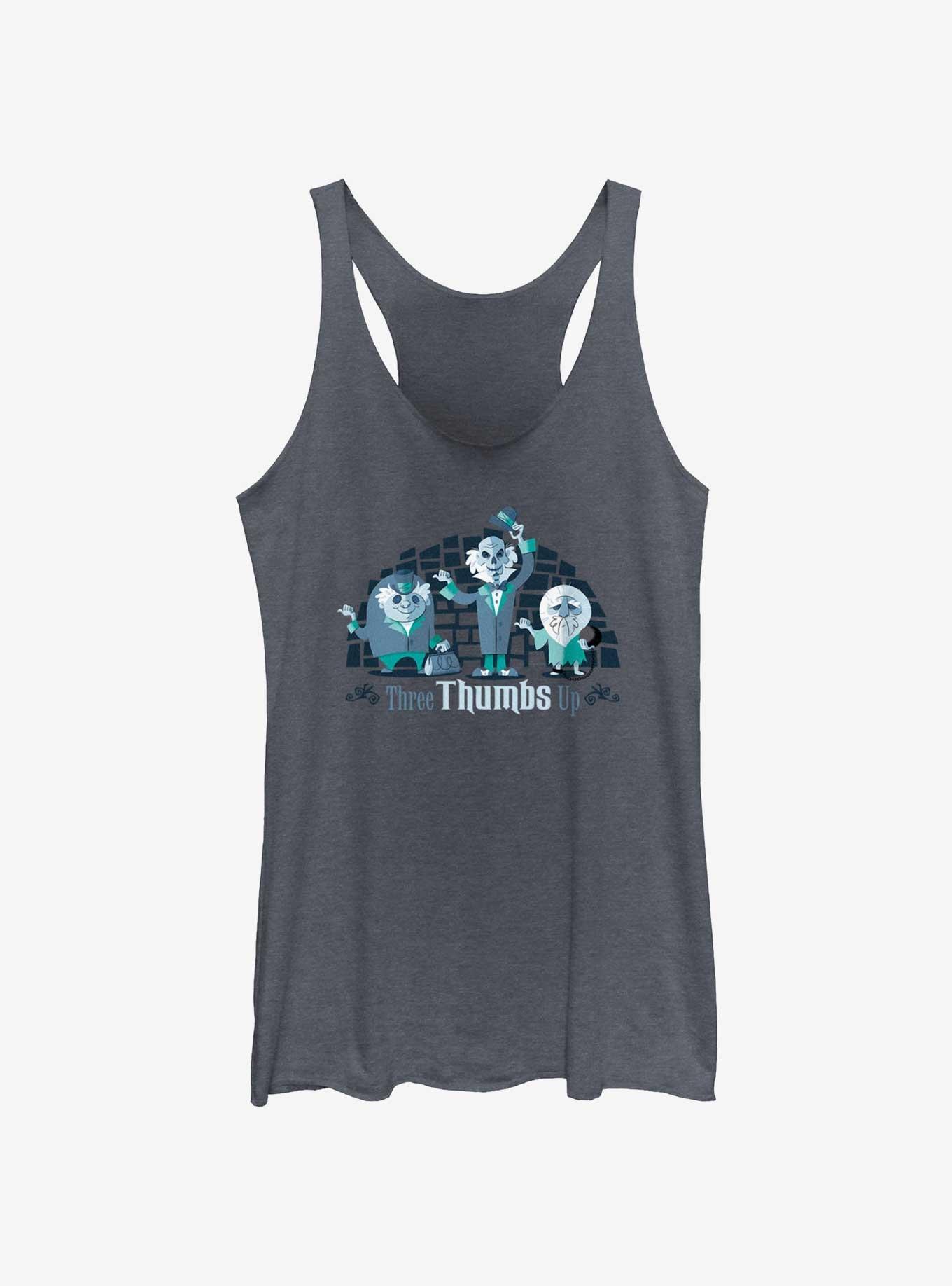 Disney Haunted Mansion Three Thumbs Up Girls Tank, NAVY HTR, hi-res