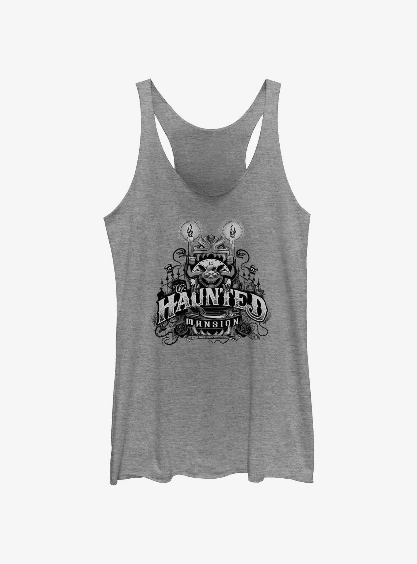 Disney Haunted Mansion Haunted Gargoyle Candles Girls Tank, GRAY HTR, hi-res