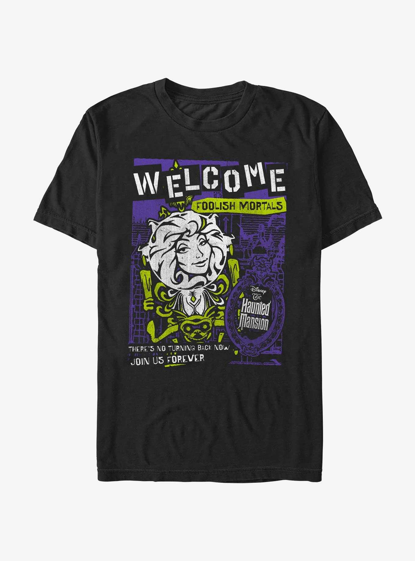 Disney Haunted Mansion Leota Toombs Welcome Poster T-Shirt, , hi-res