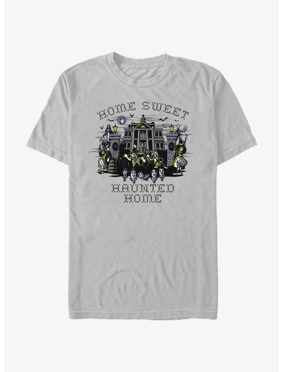 Disney Haunted Mansion Home Sweet Haunted Home T-Shirt, SILVER, hi-res