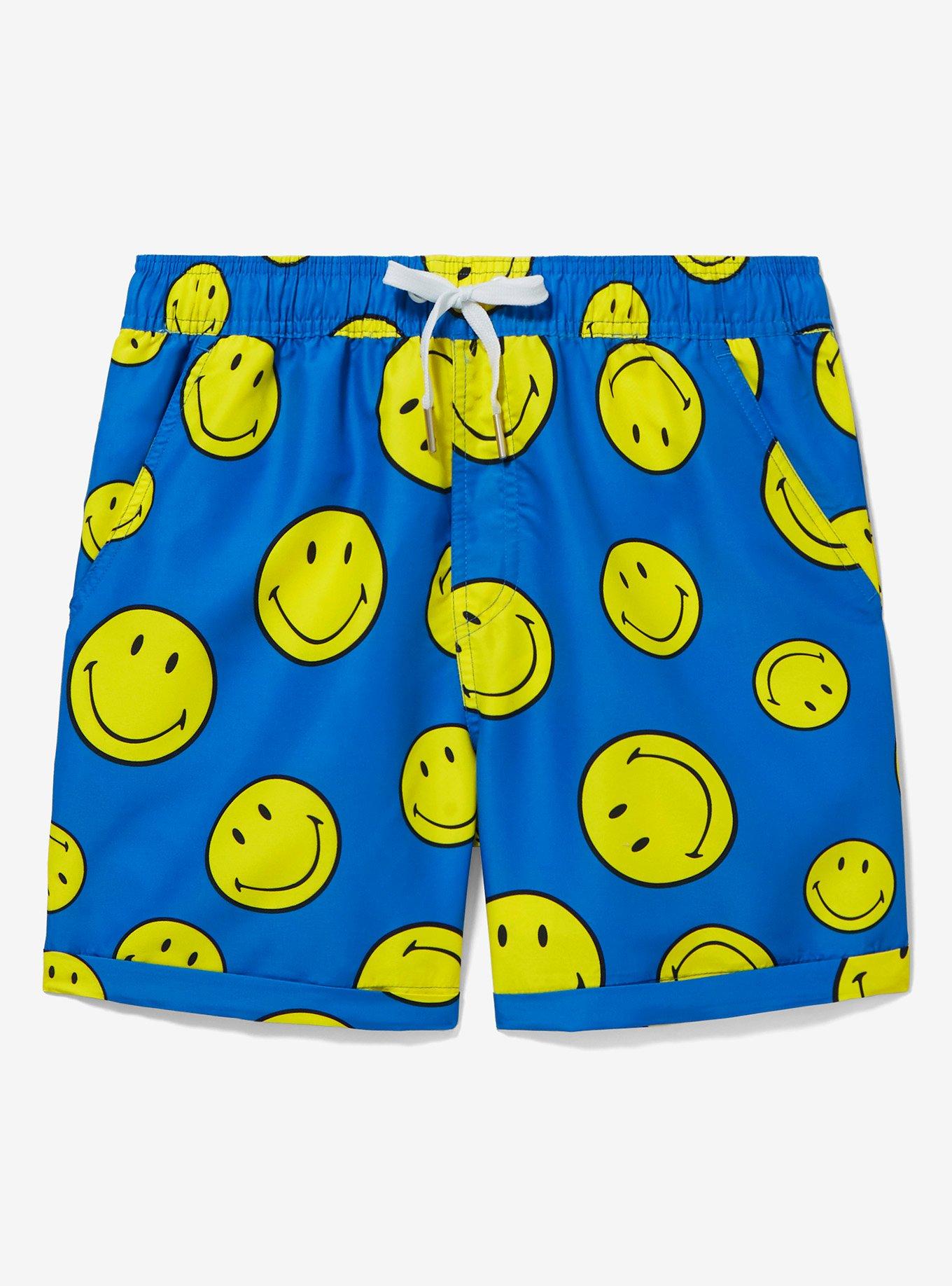OppoSuits Smiles Allover Print Shorts, BLUE, hi-res