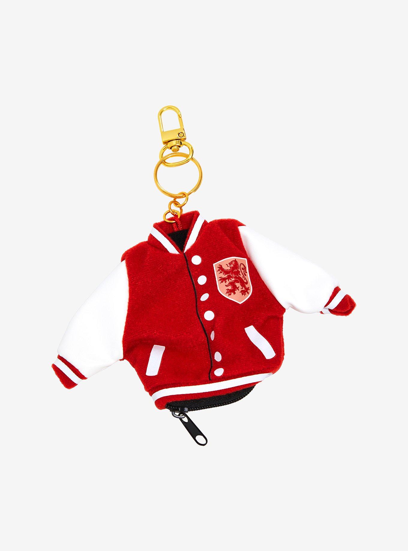 Harry Potter Gryffindor Varsity Jacket Coin Purse Keychain - BoxLunch Exclusive, , hi-res