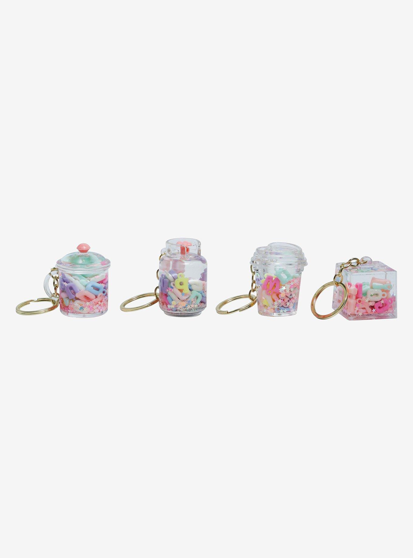 Pastel Letters Floating Blind Bag Keychain, , hi-res