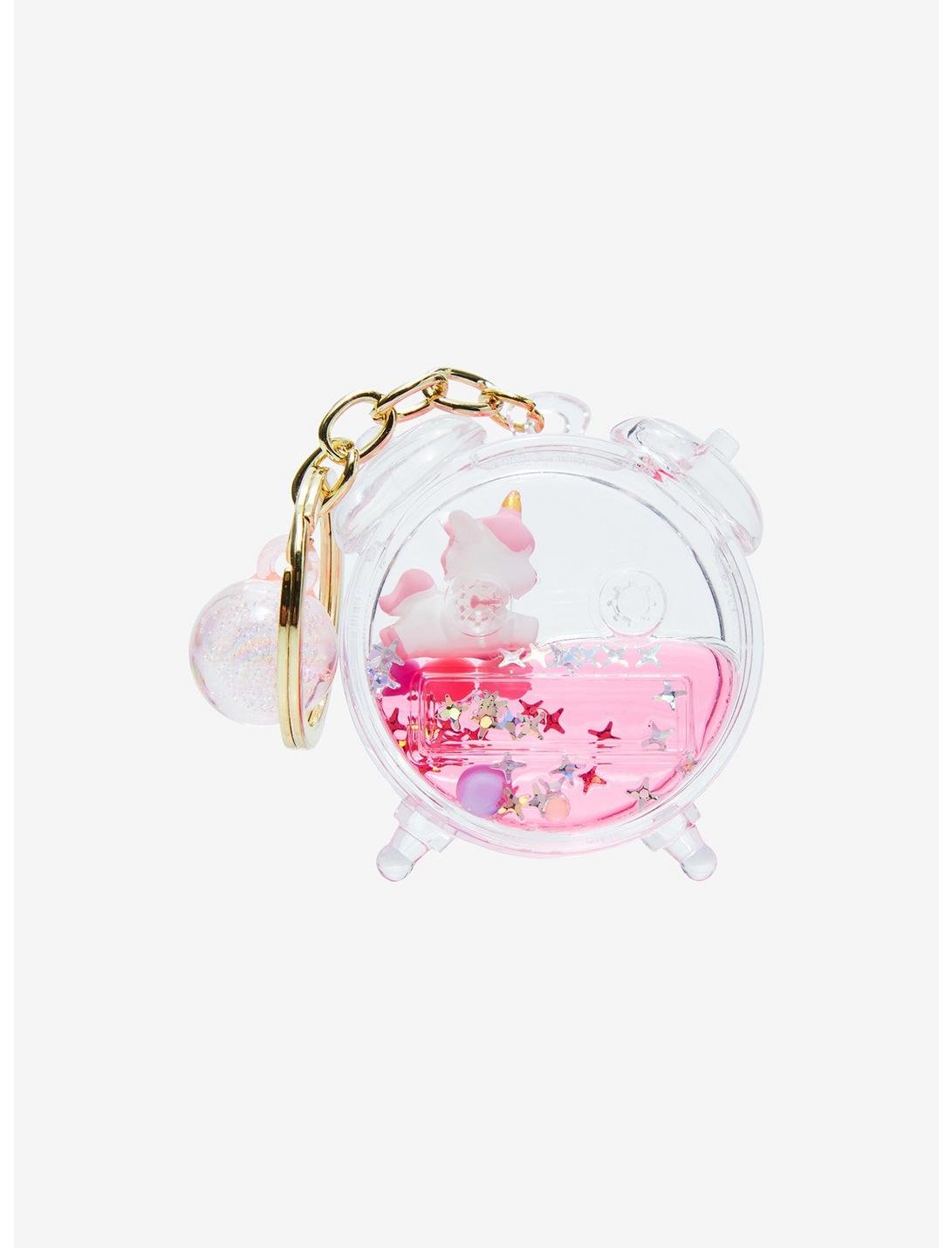 Floating Unicorn Alarm Clock Blind Bag Keychain, , hi-res