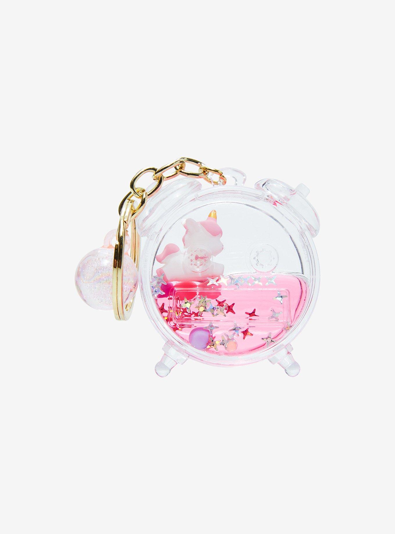 Floating Unicorn Alarm Clock Blind Bag Keychain, , hi-res