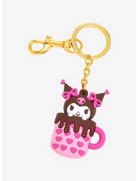 Loungefly Sanrio Kuromi Hot Chocolate Keychain - BoxLunch Exclusive, , hi-res