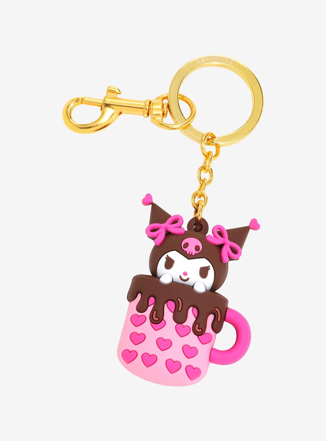 Loungefly Sanrio Kuromi Hot Chocolate Keychain BoxLunch Exclusive
