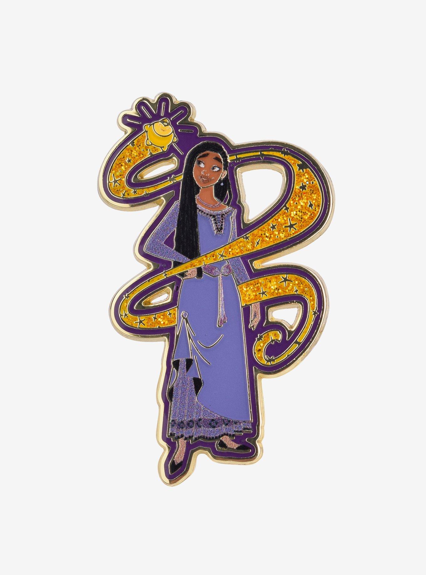 Disney Wish Asha Portrait Enamel Pin - BoxLunch Exclusive, , hi-res