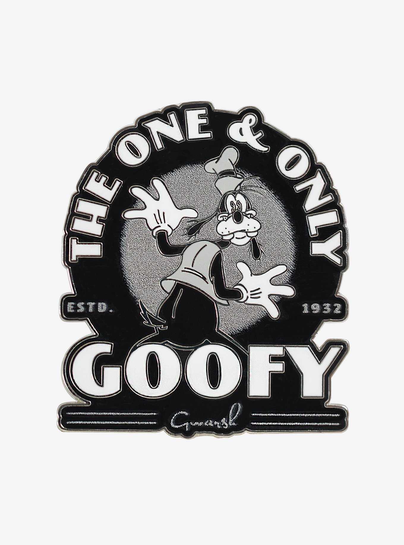 Disney 100 Goofy Tonal Portrait Enamel Pin - BoxLunch Exclusive, , hi-res