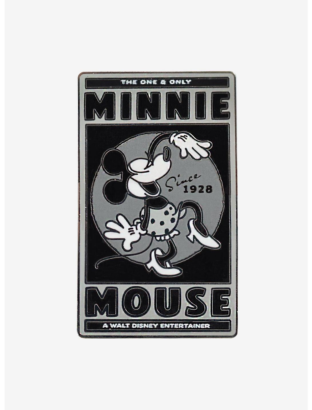 Disney 100 Minnie Mouse Tonal Portrait Enamel Pin - BoxLunch Exclusive, , hi-res