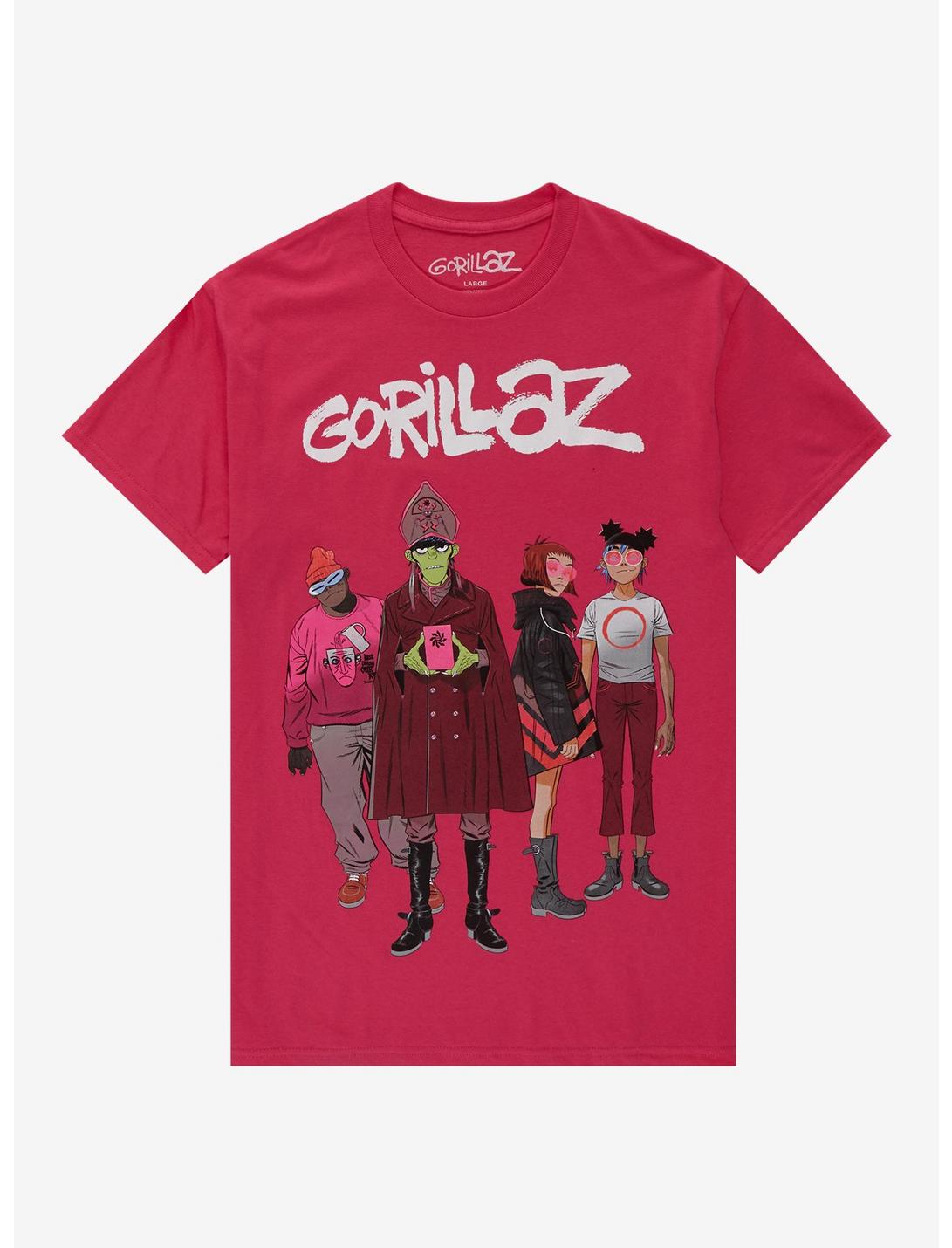 Gorillaz Cracker Island Boyfriend Fit Girls T-Shirt, HOT FUCHSIA, hi-res