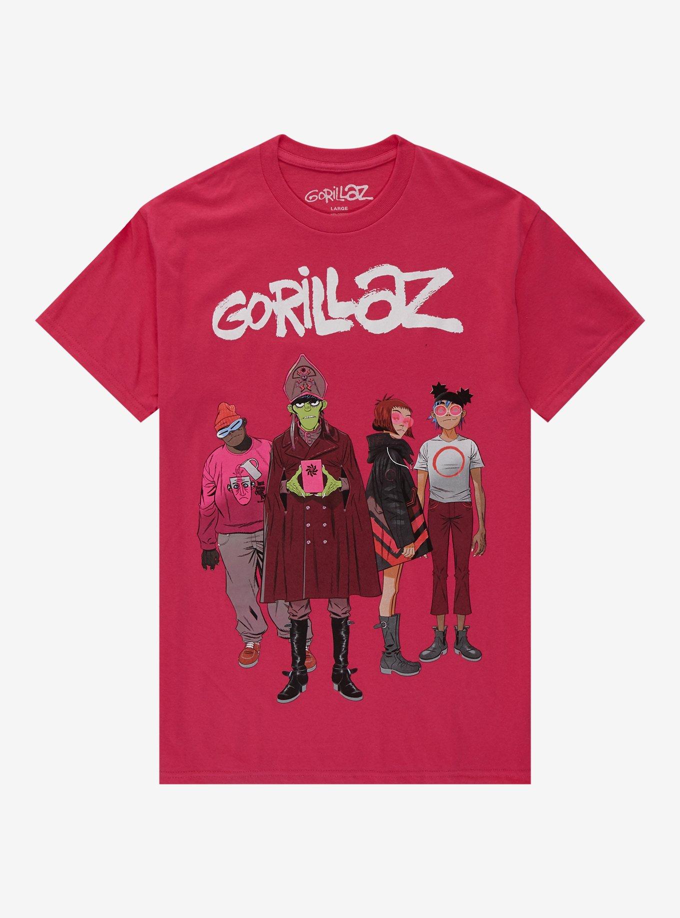 Gorillaz Cracker Island Boyfriend Fit Girls T-Shirt, HOT FUCHSIA, hi-res