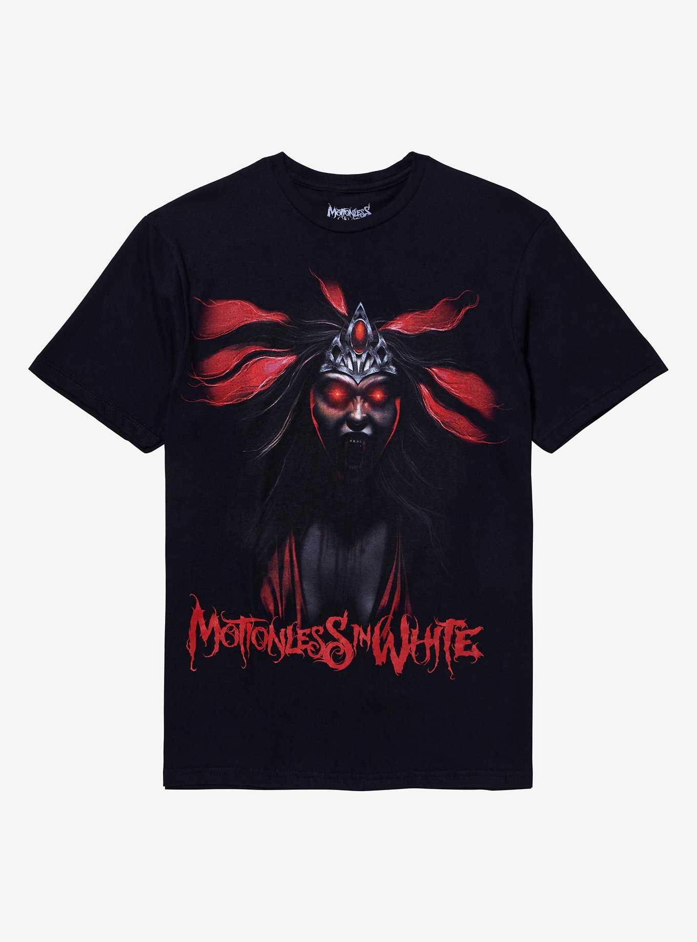 Motionless In White Banshee Boyfriend Fit Girls T-Shirt, , hi-res