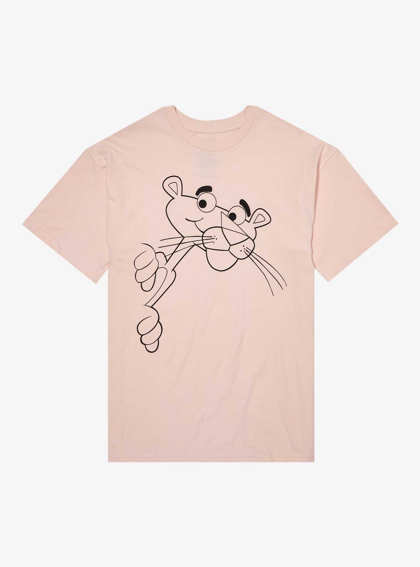 Zara pink cheap panther t shirt