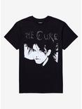 The Cure Glitter Logo Boyfriend Fit Girls T-Shirt, BLACK, hi-res