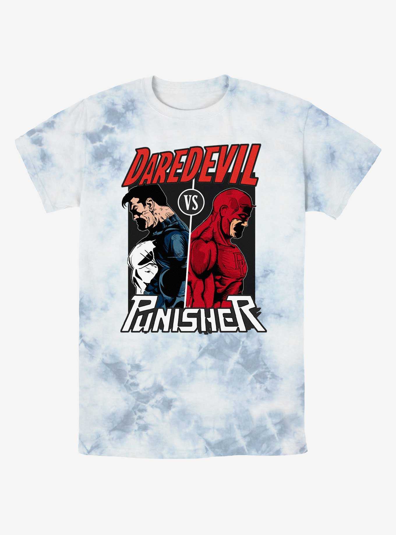 Marvel Punisher Vs. Daredevil Tie-Dye T-Shirt, , hi-res