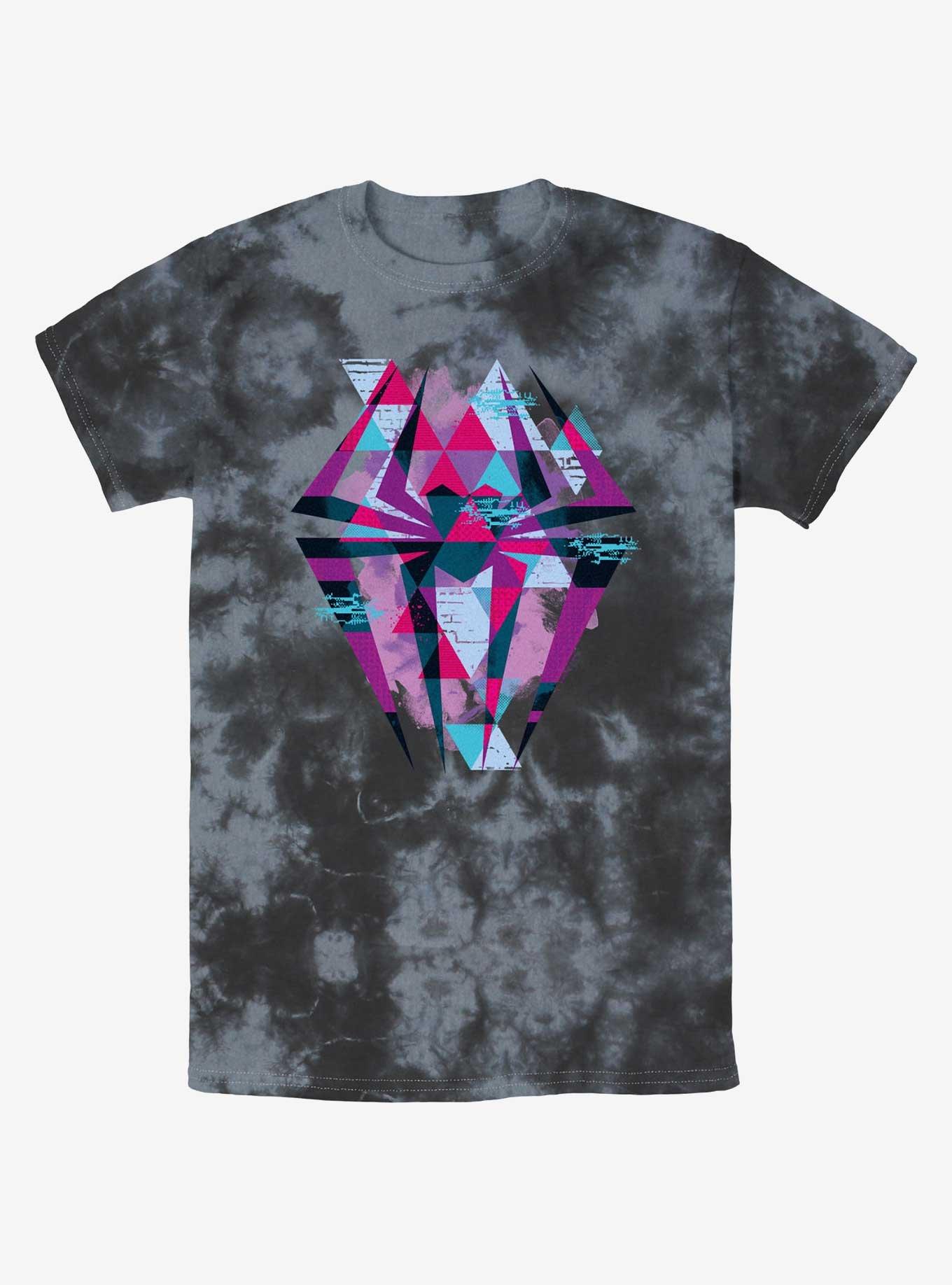 Marvel Spider-Man Geometric Spider Symbol Tie-Dye T-Shirt, , hi-res