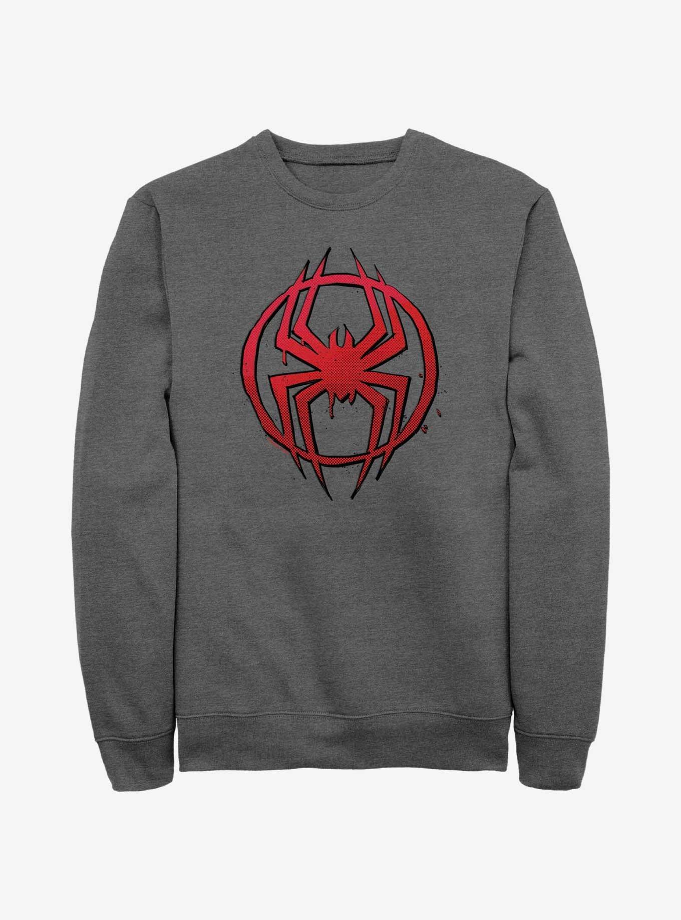 Marvel Spider-Man Simple Spider Symbol Sweatshirt, , hi-res