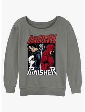 Marvel Punisher Vs. Daredevil Girls Slouchy Sweatshirt, , hi-res