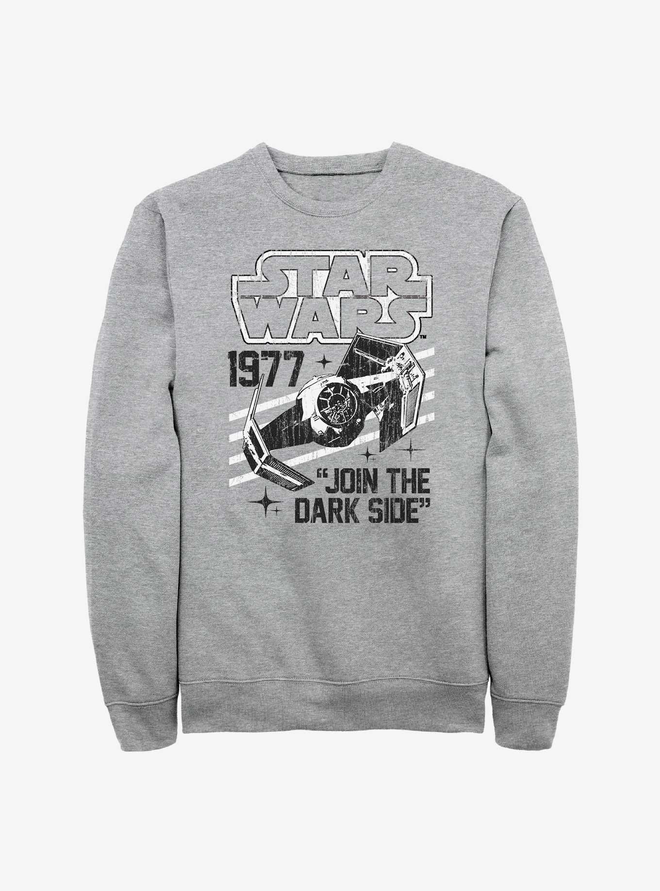Star Wars Tie-Fighter Join The Dark Side Sweatshirt, ATH HTR, hi-res