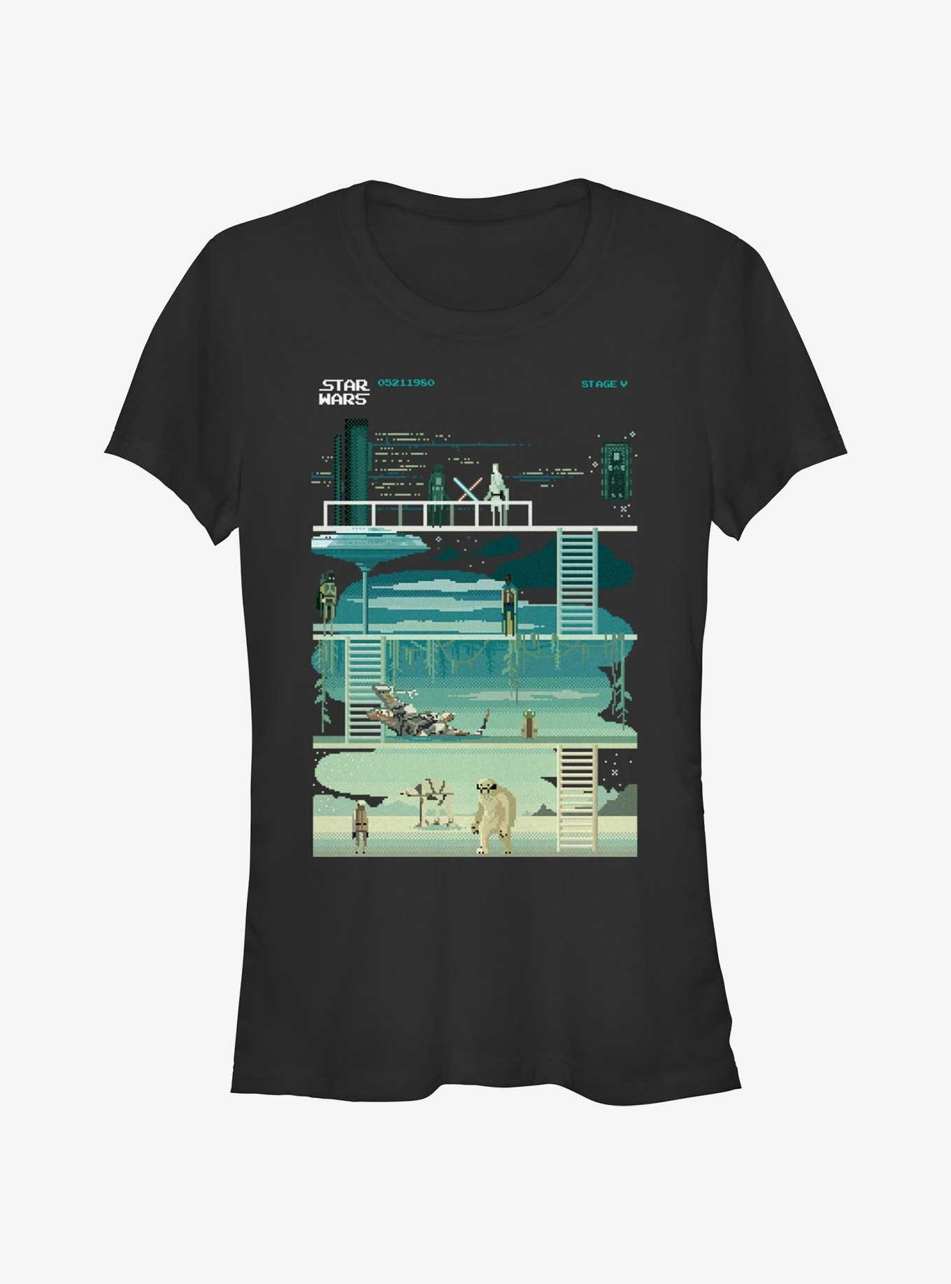 Star Wars: The Empire Strikes Back 8-Bit Girls T-Shirt