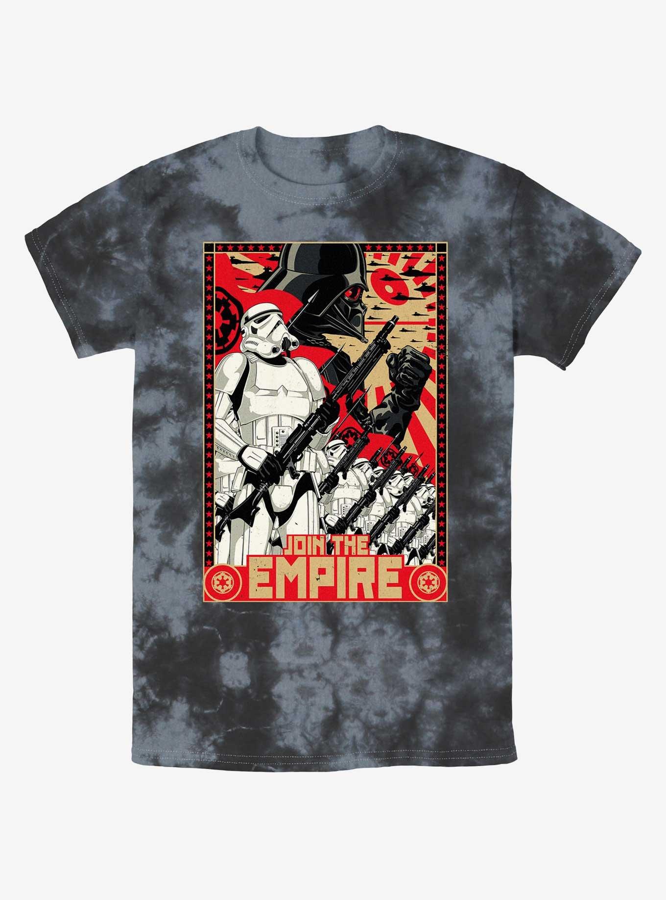 Star Wars Join The Empire Propaganda Tie-Dye T-Shirt, BLKCHAR, hi-res