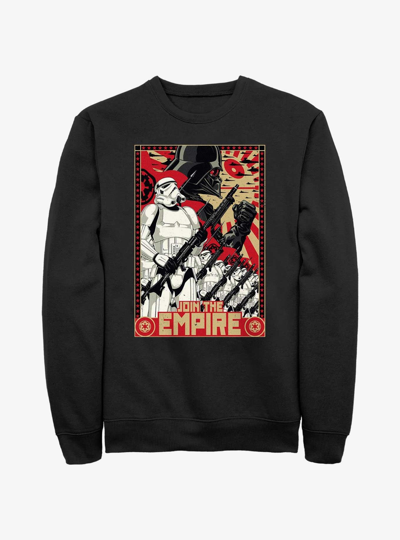 Star Wars Join The Empire Propaganda Sweatshirt, BLACK, hi-res