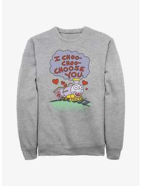 Simpsons Choo-Choose You Sweatshirt, , hi-res