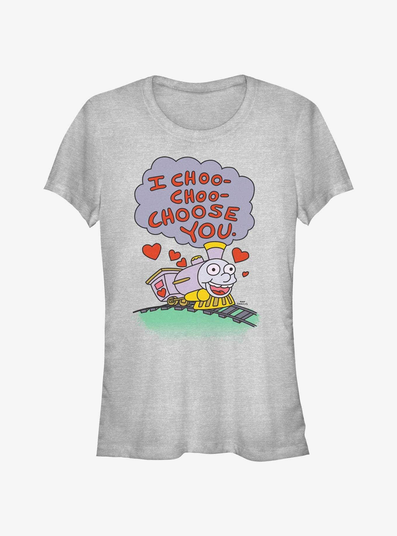 Simpsons Choo-Choose You Girls T-Shirt, , hi-res