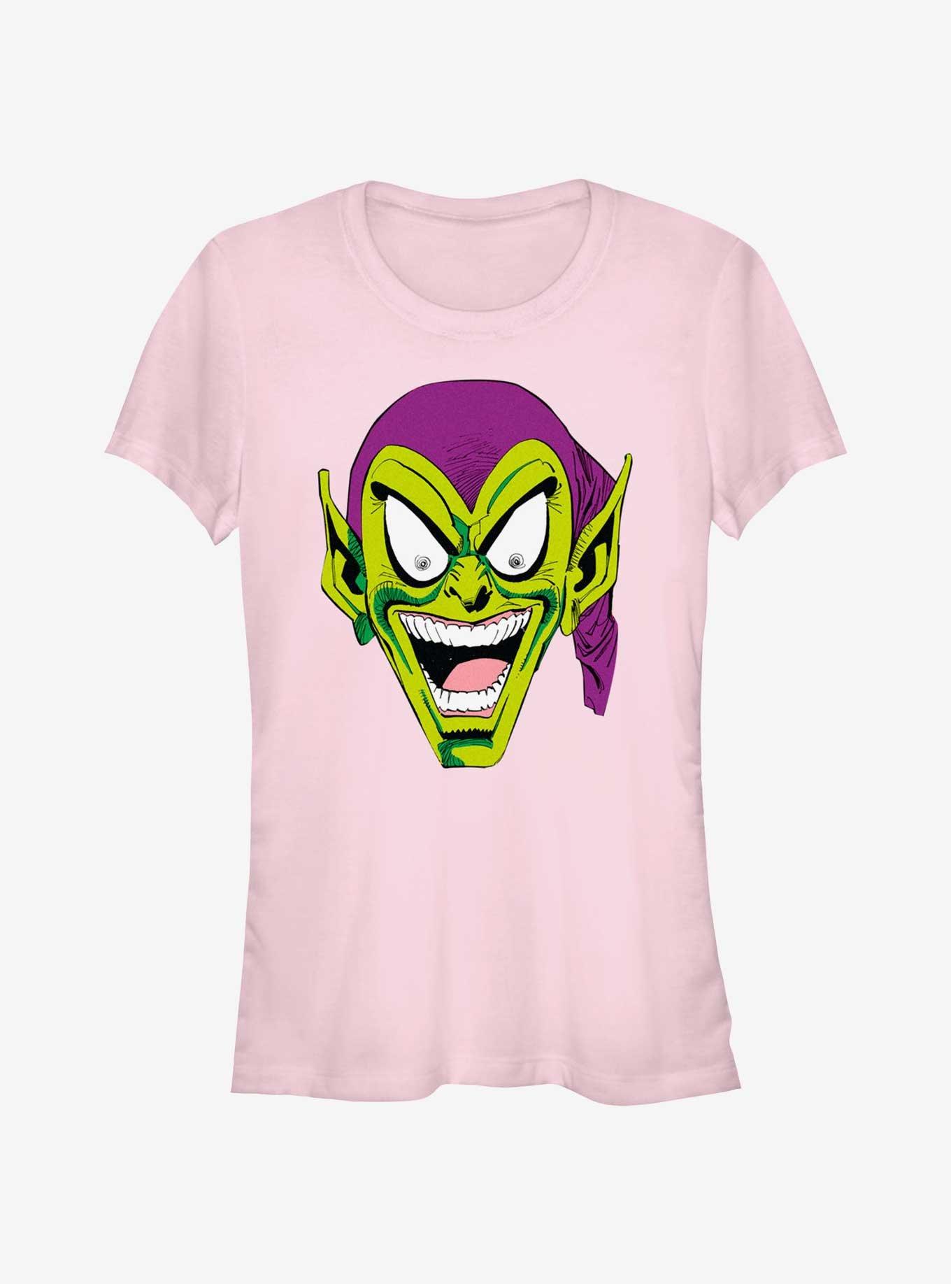 Marvel Spider-Man Green Goblin Head Girls T-Shirt, , hi-res