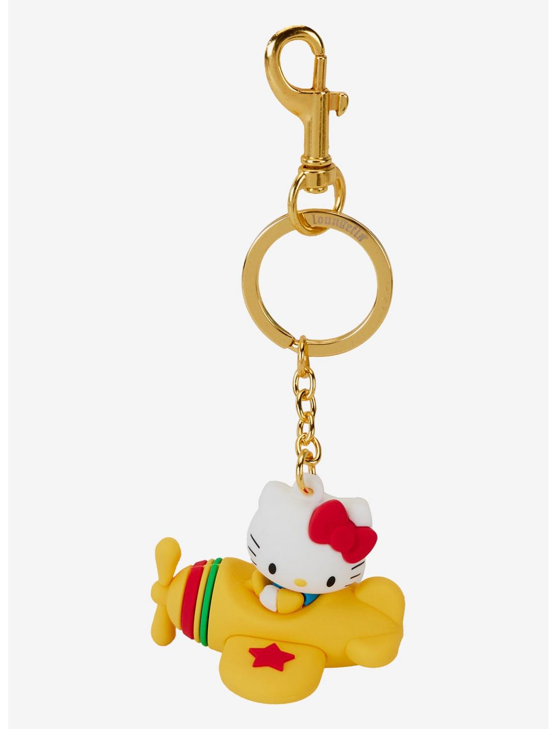 Loungefly Hello Kitty Plane Figural Key Chain, , hi-res