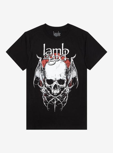 Lamb Of God Winged Skull T-Shirt | Hot Topic