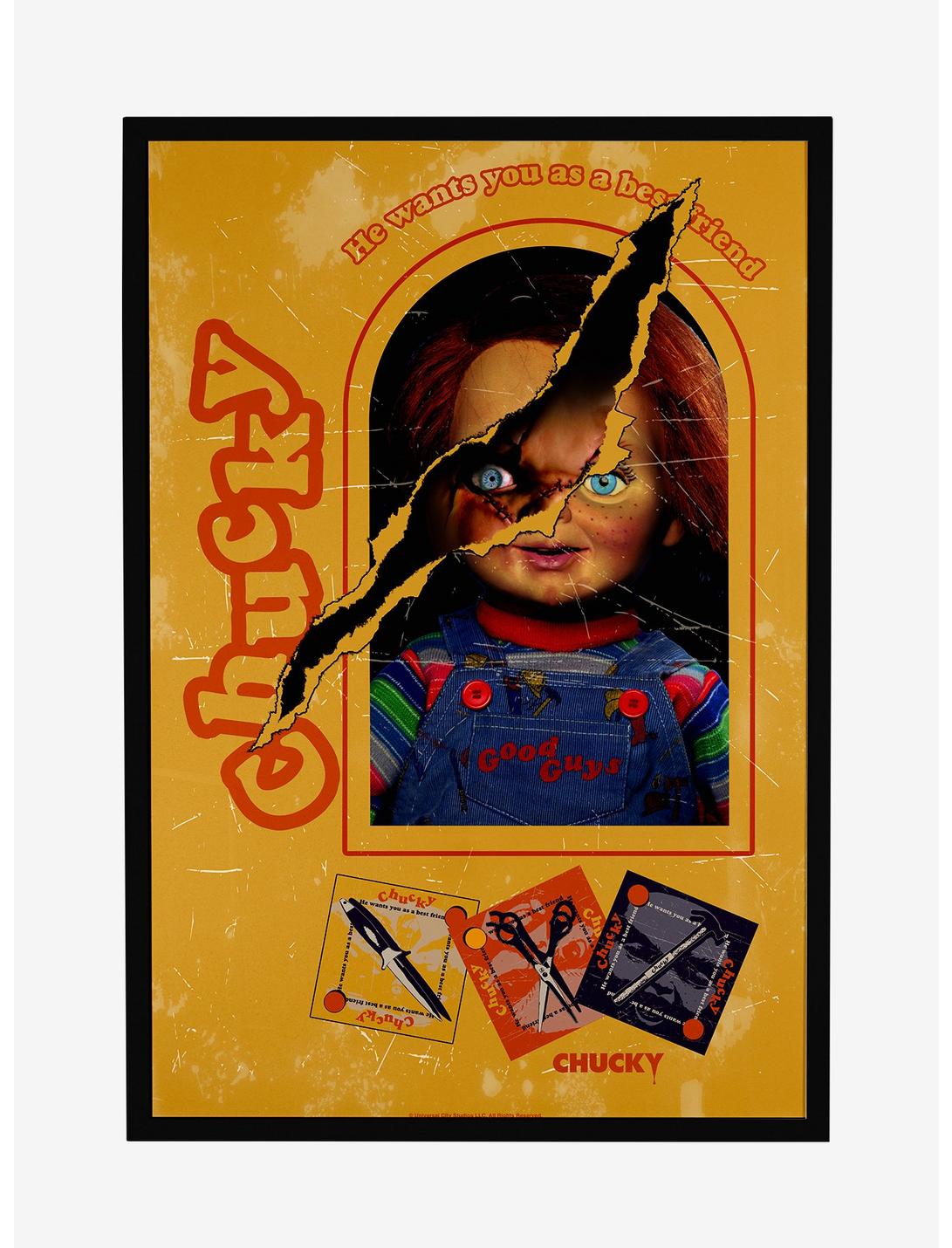 Chucky TV Series Torn Packaging Framed Poster, , hi-res