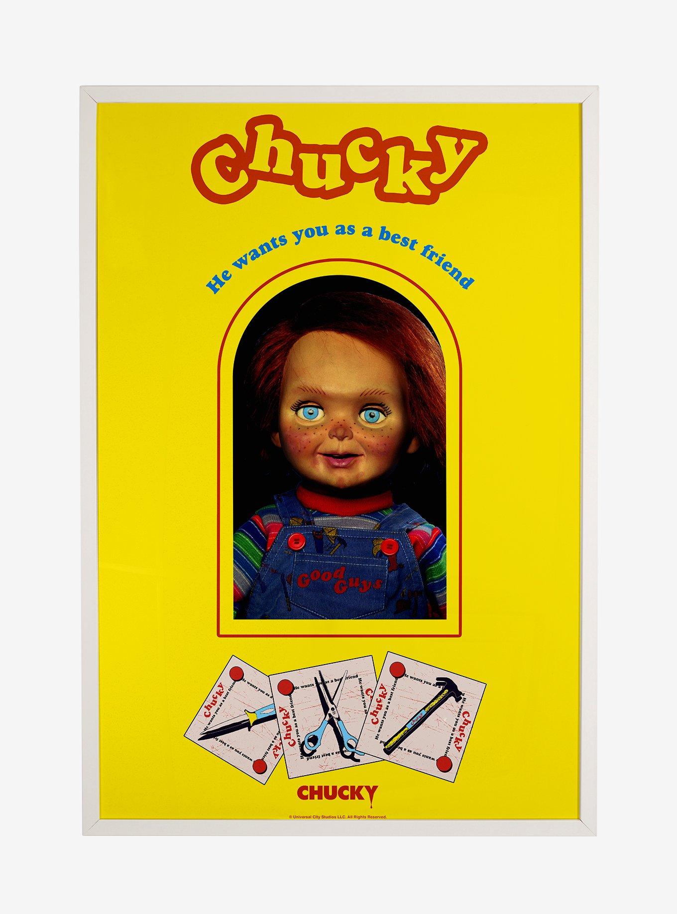 Chucky TV Series Good Guys Doll Framed Poster, WHITE, hi-res